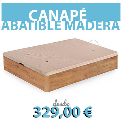 Compra tu canapé abatible de madera en Madrid